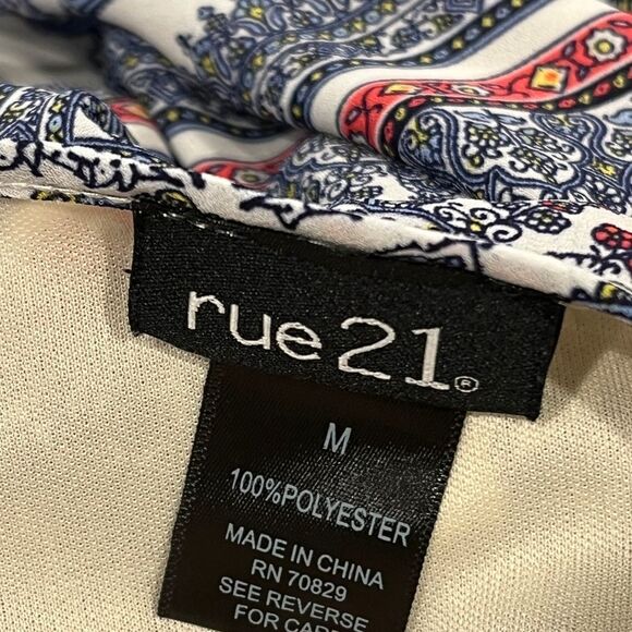 Rue 21 Geometric Print Maxi Dress with straps size medium - Picture 8 of 14